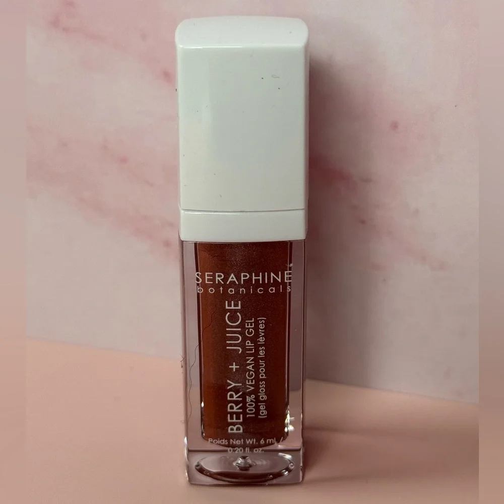 Seraphine Botanicals Berry + Juice Lip Gel - Rich Brown